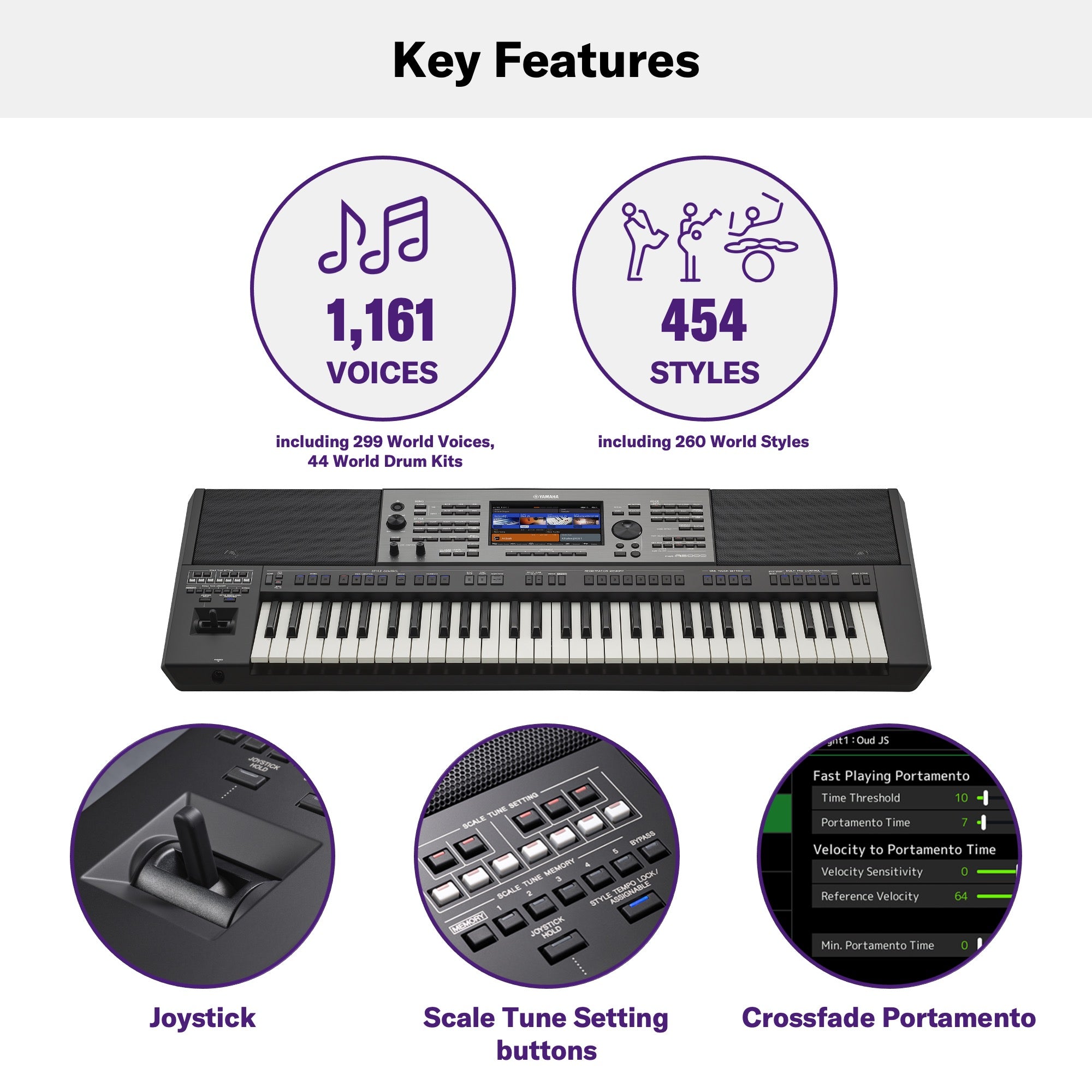 YAMAHA PSR-A5000 ORIENTAL WORKSTATION