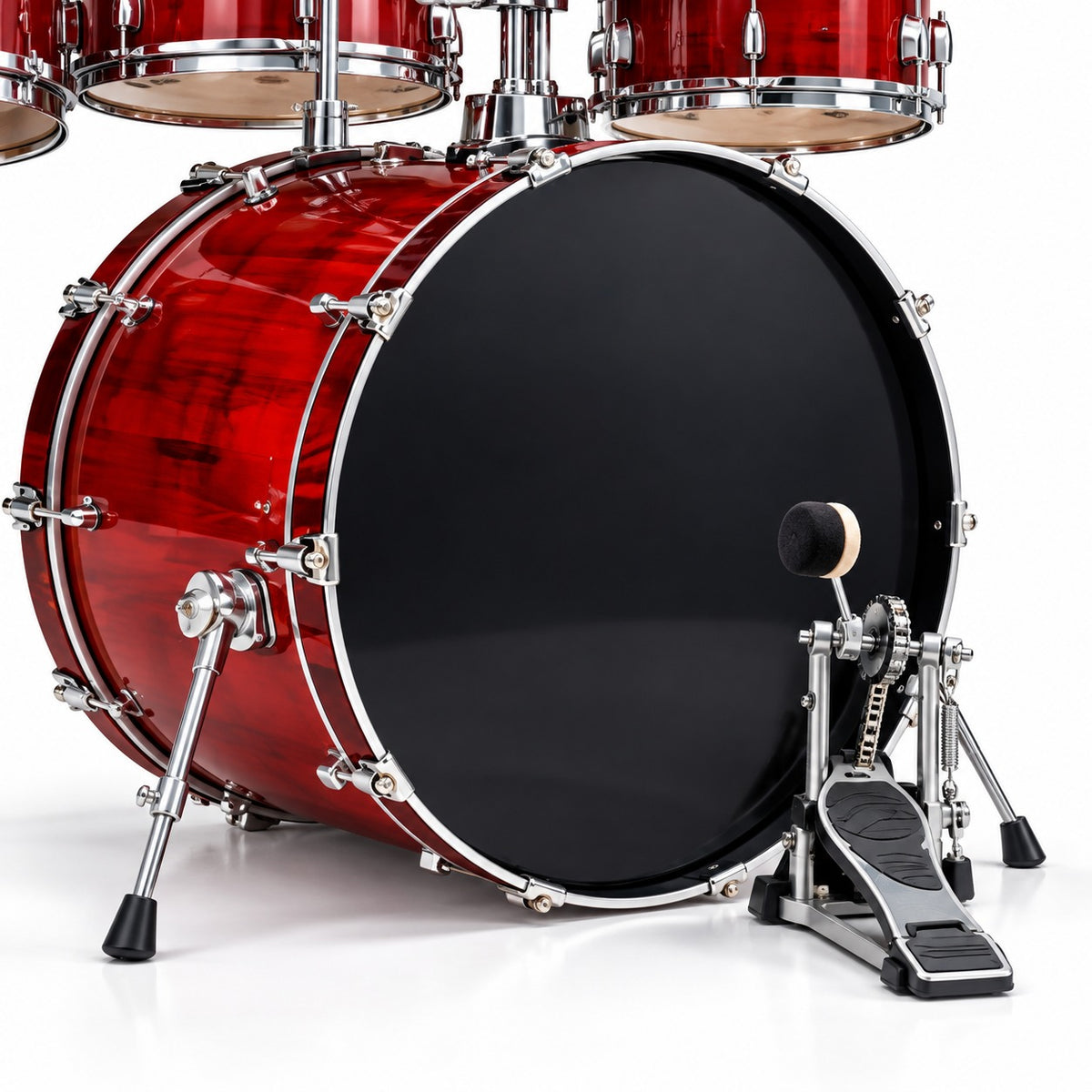 DRUM 25DIA 8PC SET ALU/STAND YAMAHA-004