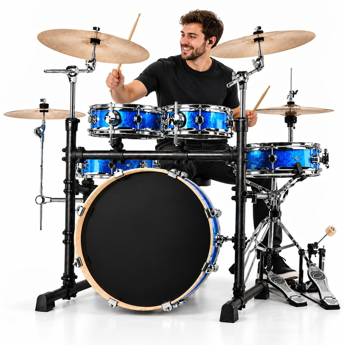 DRUM 25DIA 8PC SET WITH STAND YAMAHA-003
