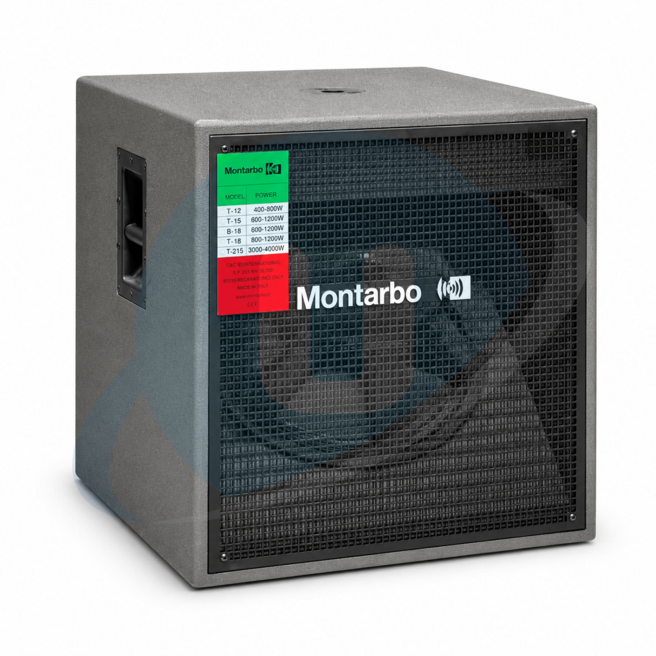 SPEAKER BASS 2000W T-18 MONTARBO