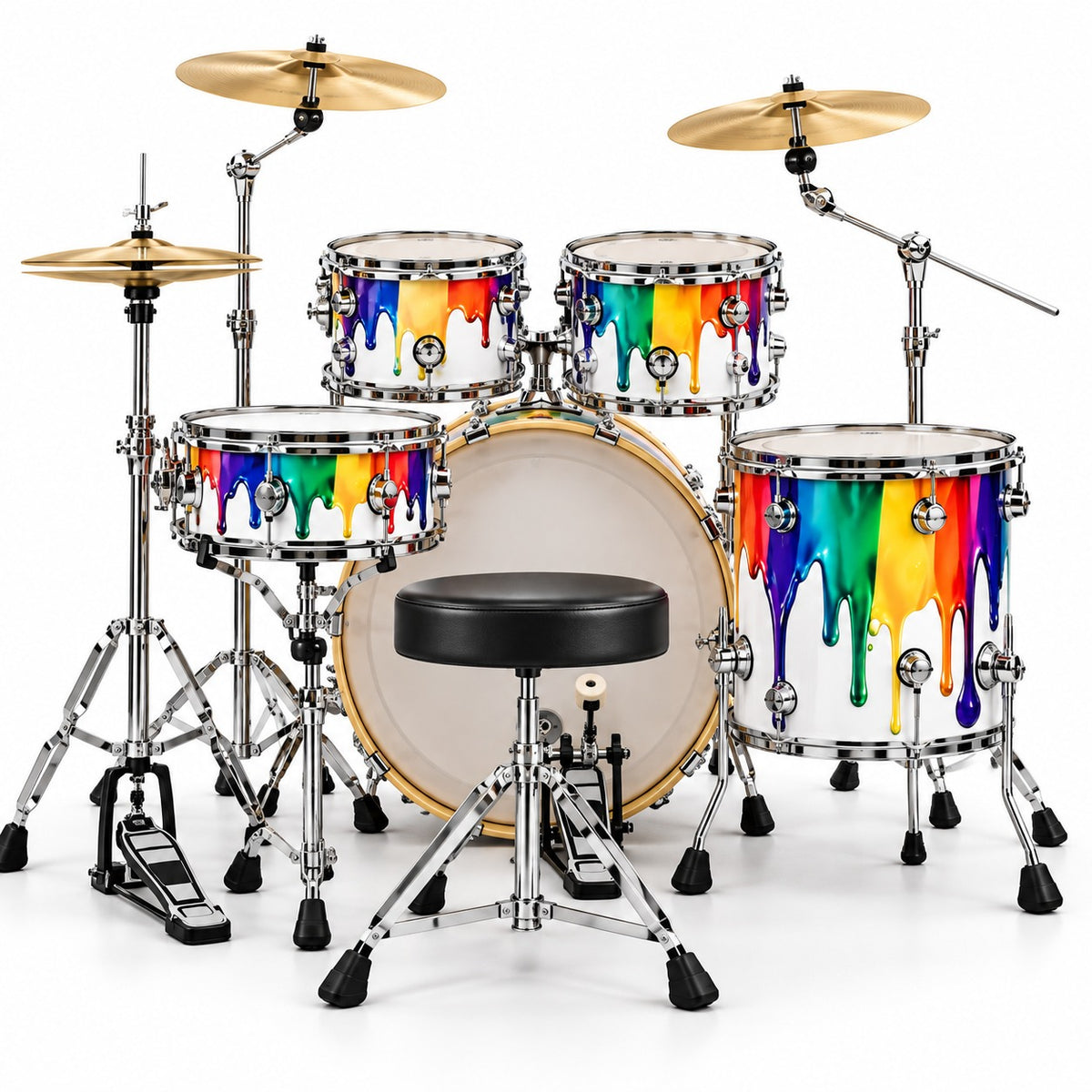 DRUM 25DIA 8PC SET PAINT CLR YAMAHA-002