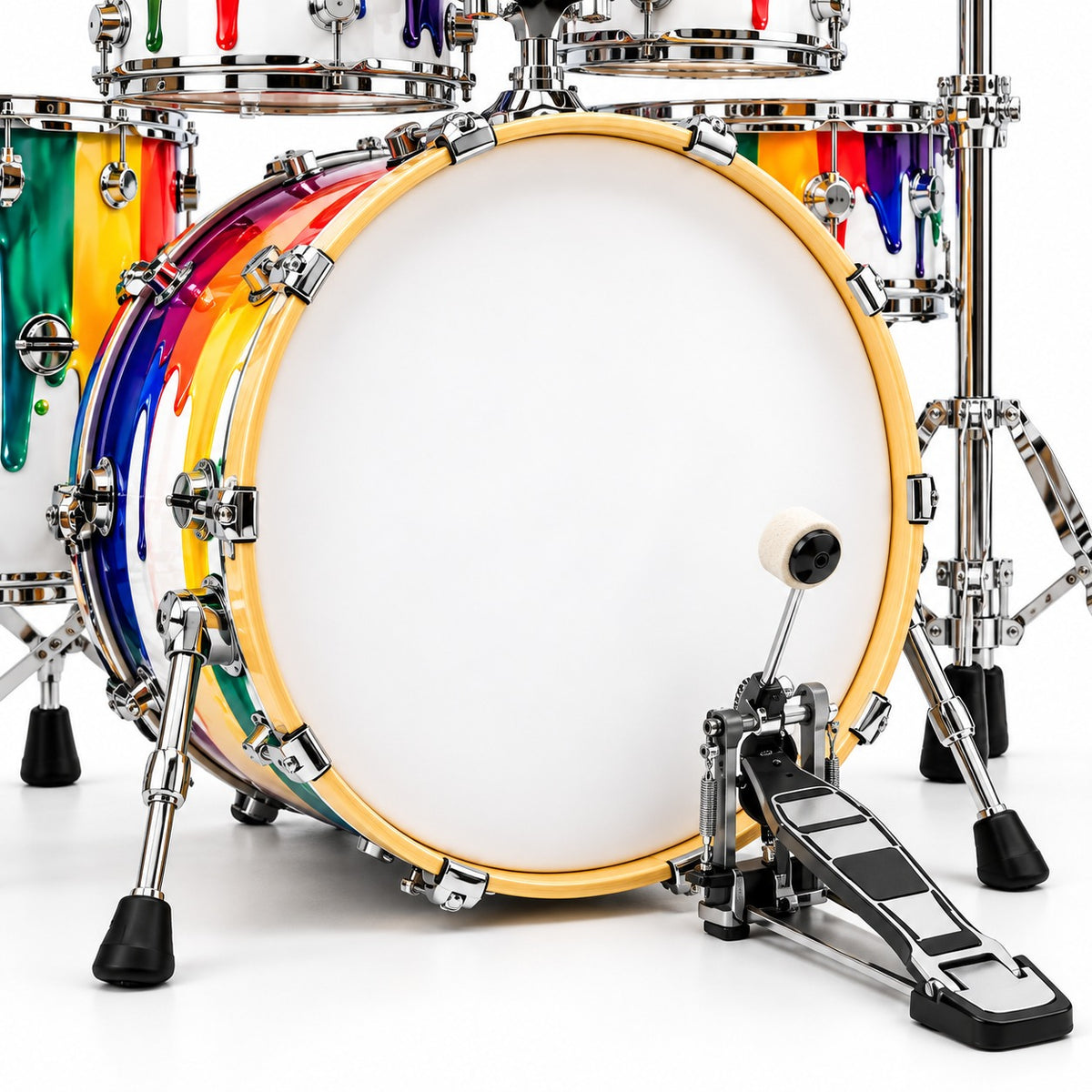 DRUM 25DIA 8PC SET PAINT CLR YAMAHA-002