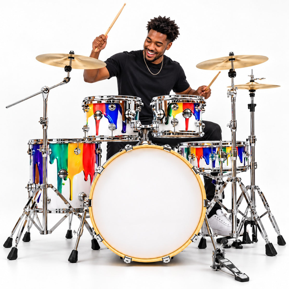DRUM 25DIA 8PC SET PAINT CLR YAMAHA-002