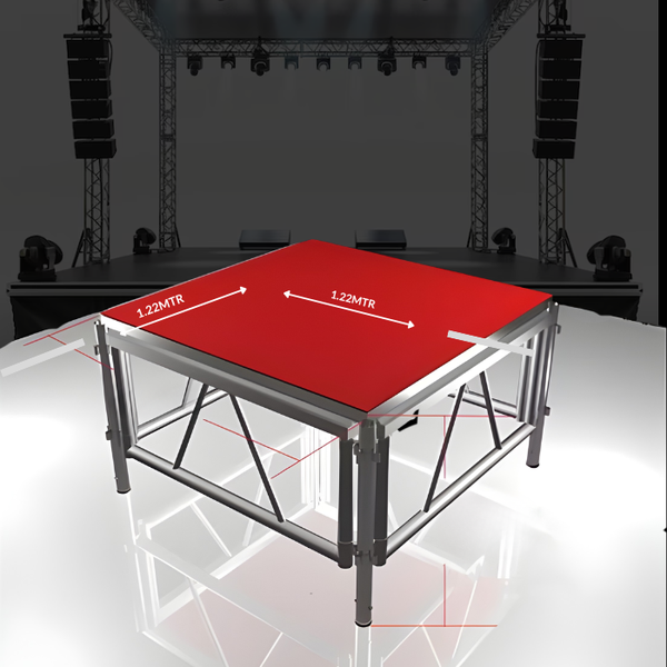 PLATEAU PODIUM 1.22x1.22m – Structure Métallique Professionnelle
